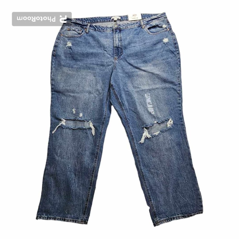 NWT And Now This Plus Ultra HR Straight Jeans Size 24W